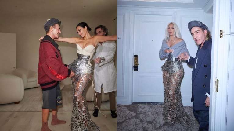 Η απόλυτη μεταμόρφωση της Κιμ Καρντάσιαν για το Met Gala και τα διάφανα παπούτσια που αψηφούν τη βαρύτητα- Το making of