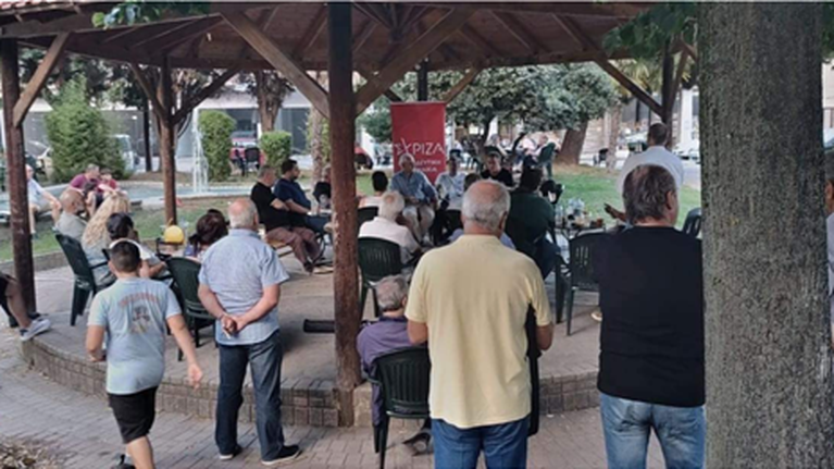 Ψυχρολουσία για τον Κώστα Αρβανίτη - Μια χούφτα άνθρωποι σε εκδήλωση του ΣΥΡΙΖΑ στην Καβάλα