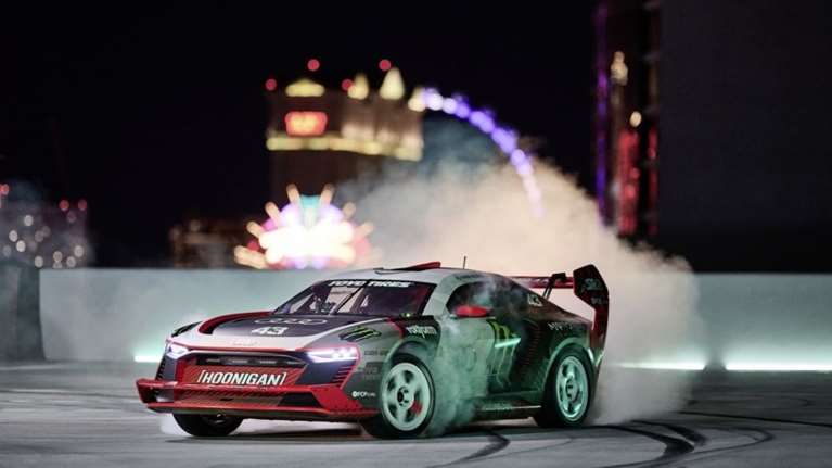 Επιτέλους Electrikhana: Ο Ken Block με Audi S1 Hoonitron στο Las Vegas