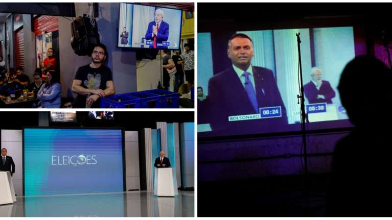 &quot;Ψεύτη&quot;, &quot;ληστή&quot;, &quot;ανισόρροπε&quot;, &quot;παίρνεις Βιάγκρα;&quot;...: Ξέφυγαν στο ντιμπέιτ Μπολσονάρου - Λούλα