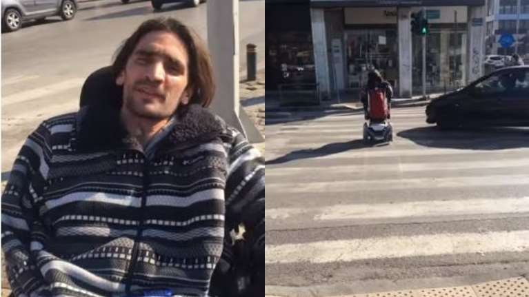 Θεσσαλονίκη: Ακτιβιστής ΑμεΑ έφτιαχνε βίντεο για τις ράμπες και κόντεψαν να τον σκοτώσουν live σε διάβαση πεζών [Βίντεο]