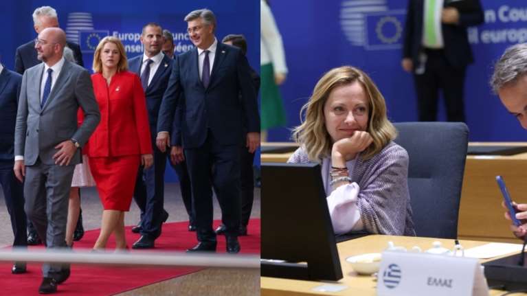 Σύνοδος Κορυφής: Πυρετώδεις διαβουλεύσεις για τα κορυφαία ευρωπαϊκά αξιώματα- Ενοχλημένη η Μελόνι, συμφωνία Μακρόν-Σολτς