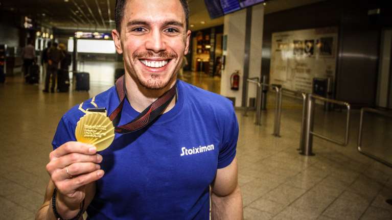 Λευτέρης Πετρούνιας: Επέστρεψε στην Ελλάδα με το 5ο χρυσό σε ευρωπαϊκό πρωτάθλημα στις αποσκευές του - &quot;Πάμε δυνατά&quot;
