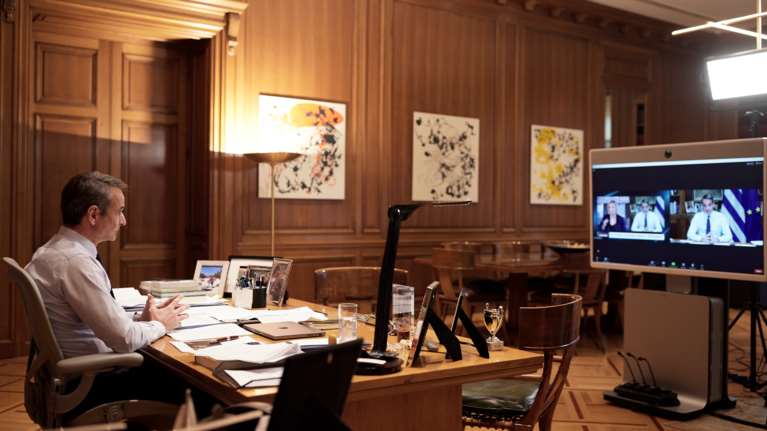 Συνάντηση Μητσοτάκη με δημάρχους της δυτικής Αττικής