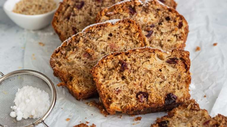 Συνταγή: Υγιεινό κέικ πορτοκάλι με cranberries, χωρίς ζάχαρη και βούτυρο