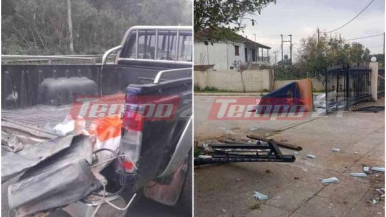 Αχαΐα: Έκλεψαν ΑΤΜ με αγροτικό αλλά τους έπεσε από την καρότσα στη... στροφή [εικόνες - βίντεο]