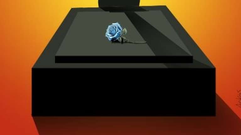 Αρκάς: Το ανατριχιαστικό σκίτσο για την πτώση του Canadair και τον θάνατο των δύο πιλότων