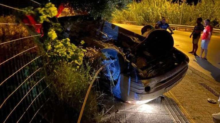 Σοκάρουν οι εικόνες από τροχαίο στην παραλιακή του Ηρακλείου [βίντεο]