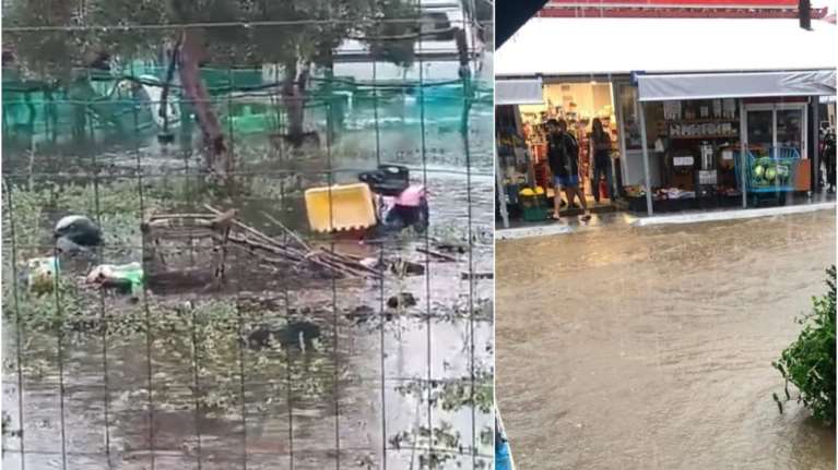 "Πνίγηκε" η Χαλκιδική: Πλημμύρισαν σπίτια και αυλές σε Συκιά, Σάρτη, Τορώνη - Διακοπές ρεύματος στη Νικήτη