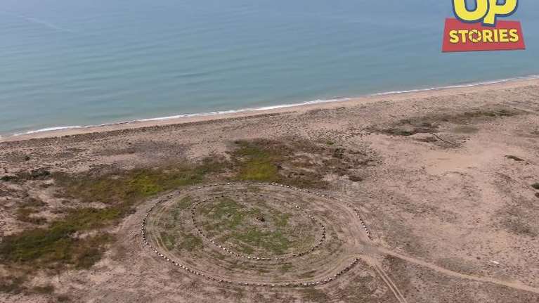 Γαστούνη Ηλείας. Η παραλία που κλείστηκε το ραντεβού με τους...εξωγήινους Up&#39;ο ψηλά