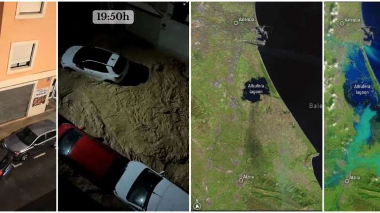 Βαλένθια: Συγκλονιστικό βίντεο δείχνει πώς οι δρόμοι έγιναν ποτάμια σε 33 λεπτά - Η θεομηνία άλλαξε το παραλιακό μέτωπο