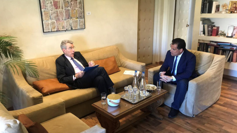 Συνάντηση Πάιατ με Γεωργιάδη για Ελληνικό, ναυπηγεία Ελευσίνας και λιμάνι Αλεξανδρούπολης