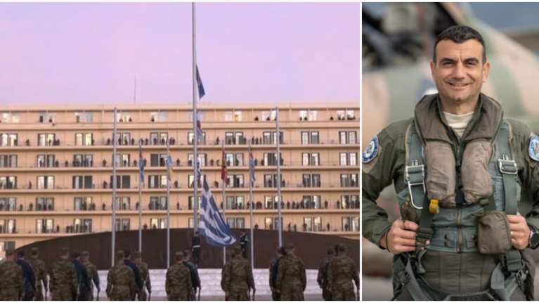 Ρίγη συγκίνησης στο Πεντάγωνο: Έγινε τελετή απόδοσης τιμών στον επισμηναγό που σκοτώθηκε στην Καλαμάτα [βίντεο]