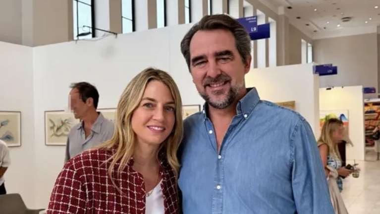 H Χρυσή Βαρδινογιάννη με το σύζυγό της Νικόλαο Ντε Γκρες στην Art Athina  - Φιλοξενήθηκε φωτογραφικό έργο του Ντε Γκρες