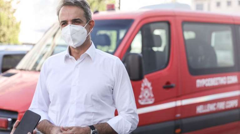 Στο Συντονιστικό στο Χαλάνδρι για δέυτερη φορά σήμερα ο Kυριάκος Μητσοτάκης