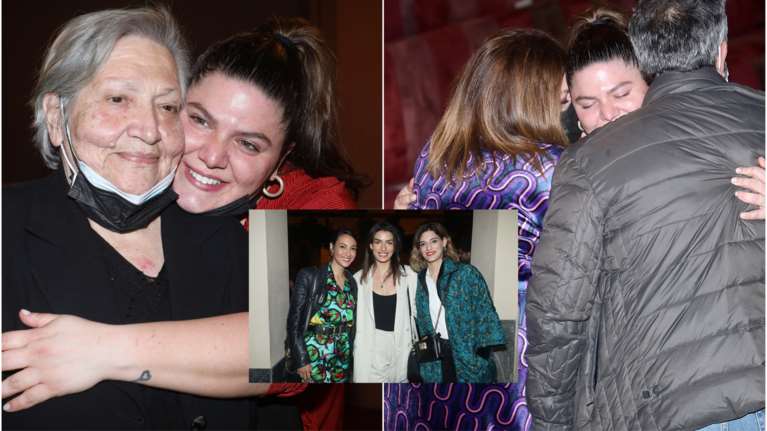 Δανάη Μπάρκα: Συγκίνηση στην πρεμιέρα της - Η αγαπημένη γιαγιά και η αγκαλιά με τον &quot;δεύτερο μπαμπά&quot; της