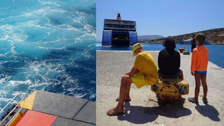 Το άλμπουμ διακοπών του Σωτήρη Κοντιζά από τη Σχοινούσα- &quot;Λιβάδι, μπάλα, ύπνος, ξύπνιος, ψιλή και λιμάνι&quot;