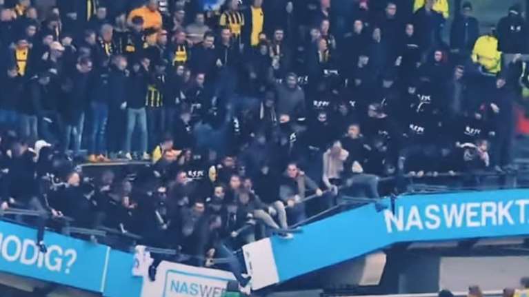 Παραλίγο τραγωδία στην Ολλανδία: Κατέρρευσε κερκίδα -  Στάθηκαν τυχεροί οι φίλαθλοι [Βίντεο - ντοκουμέντο]