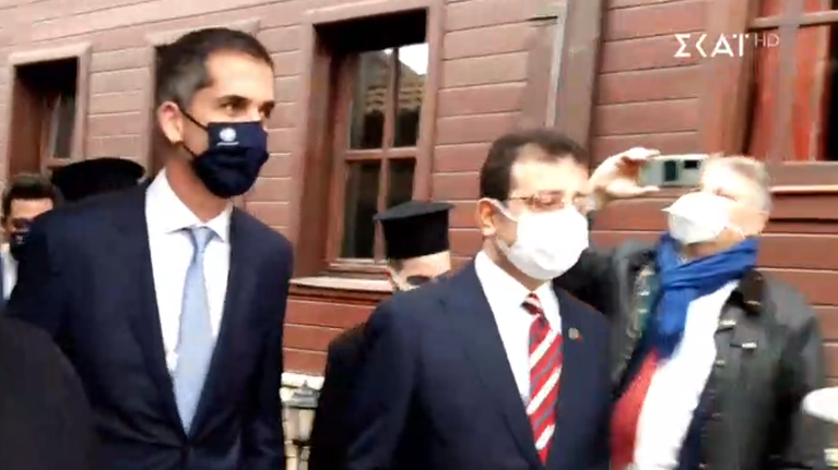 Στο Οικουμενικό Πατριαρχείο ο Κώστας Μπακογιάννης με τον δήμαρχο Κωνσταντινούπολης