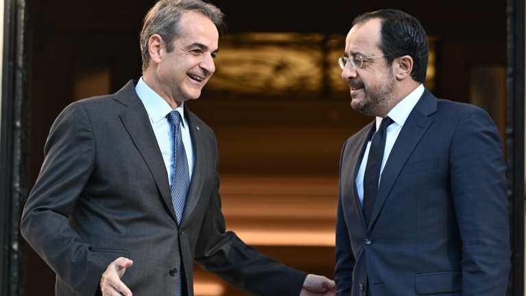 Συνάντηση Μητσοτάκη - Χριστοδουλίδη μετά το τετ α τετ με τον Μπάιντεν: Έχει έρθει η ώρα για δίκαιη λύση του Κυπριακού