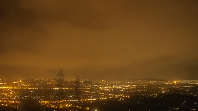 Κακοκαιρία στην Αττική: Εντυπωσιακό βίντεο με την καταιγίδα στην Αθήνα