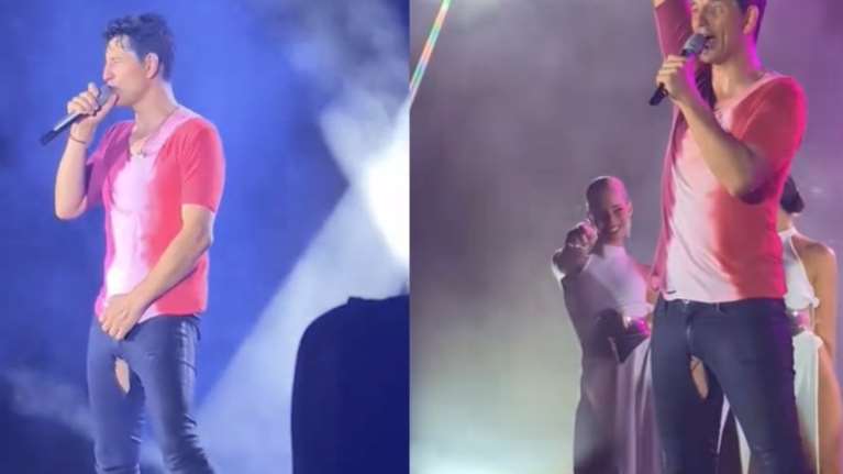 Σκίστηκε το παντελόνι του Σάκη Ρουβά στη σκηνή και συνέχισε να χορεύει -  Viral ο απόλυτος Ελληνας σταρ [βίντεο]