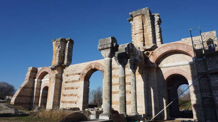 Καβάλα: Η Βασιλική Β&#39;, ένας επιβλητικός παλαιοχριστιανικός ναός  ναός που αναστηλώθηκε στους Φιλίππους [εικόνες]