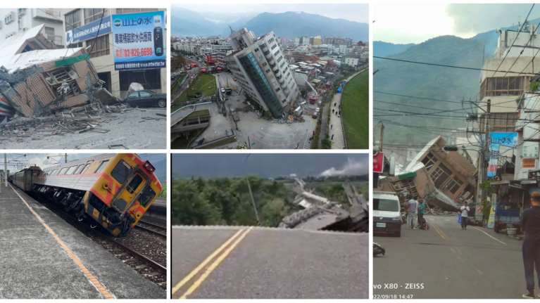 Τρομακτικός σεισμός 7,2 Ρίχτερ στην Ταϊβάν: Κατέρρευσαν κτίρια, δρόμοι χωρίστηκαν στα δύο - Συγκλονιστικές εικόνες - [Βίντεο]