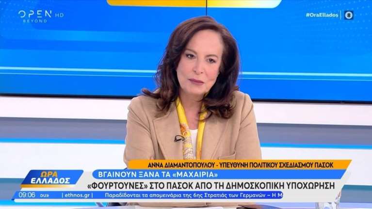 Εσωκομματικές αιχμές Διαμαντοπούλου: Στο ΠΑΣΟΚ δεν δουλεύουν όλοι με τον ίδιο τρόπο και την ίδια ένταση