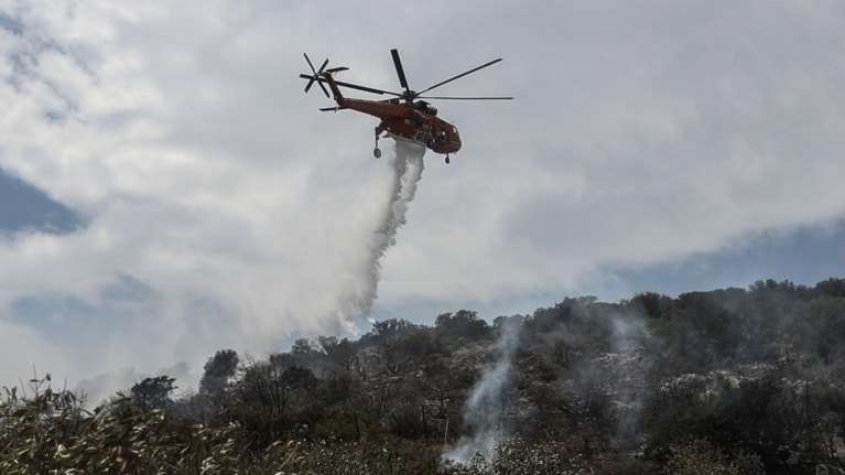 Φωτιά στη Χίο σε περιοχή με μαστιχόδεντρα - Εστάλη μήνυμα από το 112