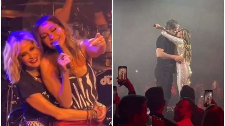 "Φωτιά" στην πίστα: Η Βανδή αφιερώνει τραγούδι στον Μπισμπίκη από... την αγκαλιά της Βίσση [βίντεο]