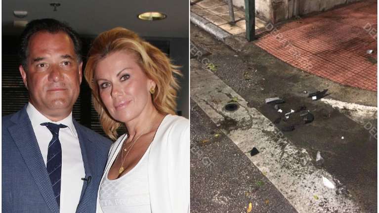 Τροχαίο στο κέντρο της Αθήνας για τον Αδωνι Γεωργιάδη και την Ευγενία Μανωλίδου [εικόνες]