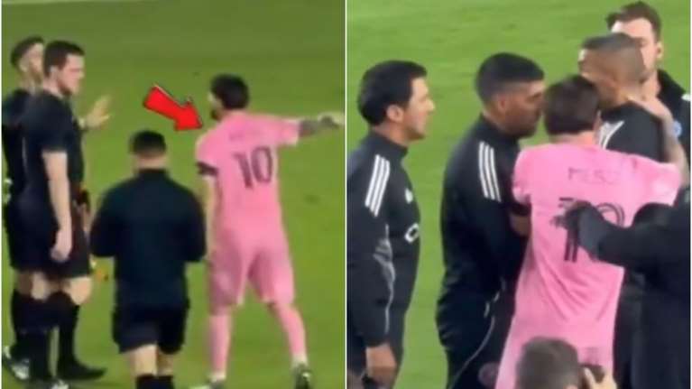 Έξαλλος ο Μέσι: Αποκάλεσε &quot;δειλό&quot; τον διαιτητή και έπιασε τον αντίπαλο βοηθό προπονητή από τον λαιμό [βίντεο]