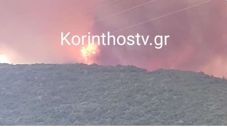 Ολονύχτια μάχη με τις φλόγες στην Ορεινή Κορινθία - Τρία τα μέτωπα - Δυο συλλήψεις, έκαναν ηλεκτροσυγκόλληση στο δάσος