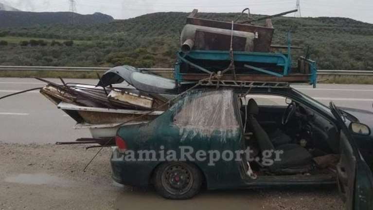 Λαμία: Εκανε το αυτοκίνητο "σιδεράδικο"... και βρέθηκε με χειροπέδες! - ΦΩΤΟ