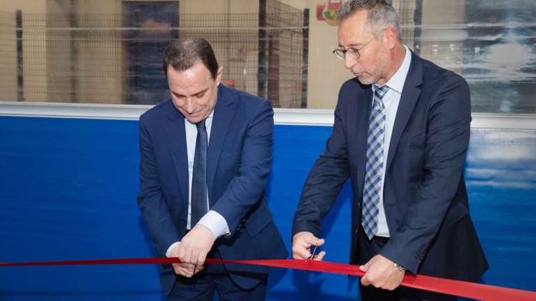 Εγκαίνια του νέου Αυτοματοποιημένου Ψυκτικού Θαλάμου της ΜΠΑΡΜΠΑ ΣΤΑΘΗΣ  από τον υπουργό Αγροτικής Ανάπτυξης