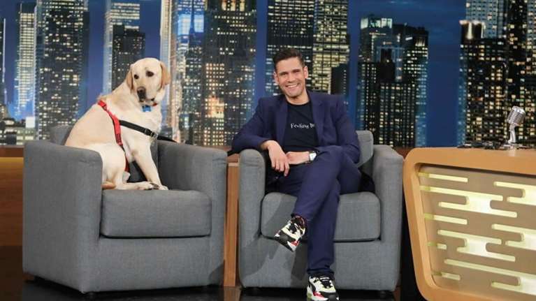 Ο Γιώργος Λιάγκας πήγε στον ΑΝΤ1 και ο σκύλος του Ουγγαρέζου δεν τον καλοδέχτηκε - Τι είπε η Σκορδά