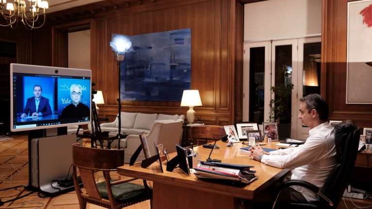 Μητσοτάκης στον Τσίμα: &quot;Ηταν αυτονόητο το lockdown- Στο 2ο κύμα κορονοϊού θα είμαστε πιο έτοιμοι&quot;