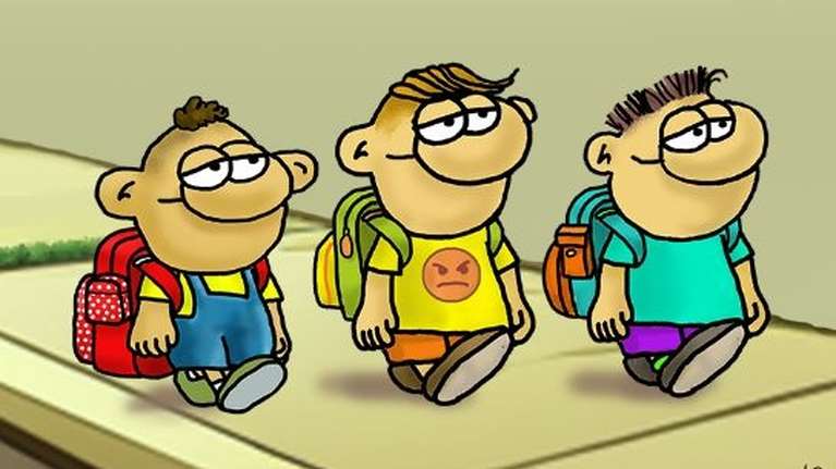 Αρκάς: Ο Θανασάκης και οι φίλοι του εύχονται για τη νέα σχολική χρονιά [εικόνα]