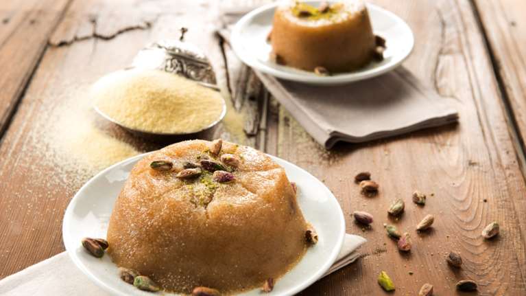 Συνταγή για χαλβά σιμιγδαλένιο (Μέθοδος 1-2-3-4)