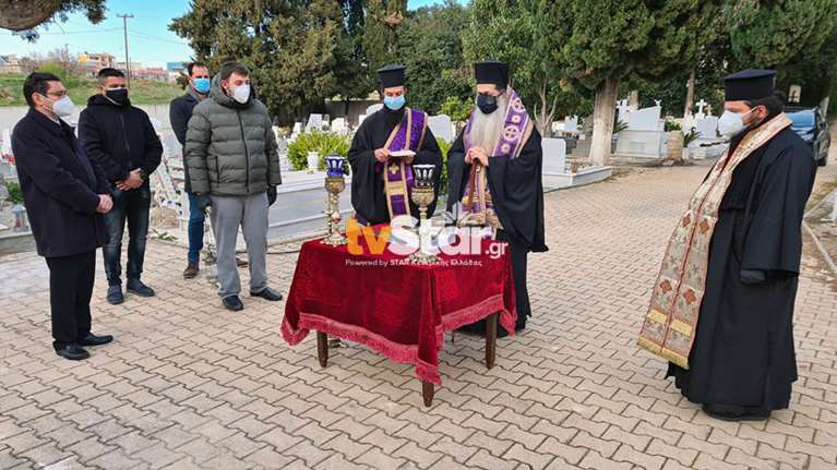 Μητροπολίτης Συμεών από το νεκροταφείο της Μαλεσίνας: Θα ήθελα να βρίσκονται εδώ οι αρνητές της πανδημίας