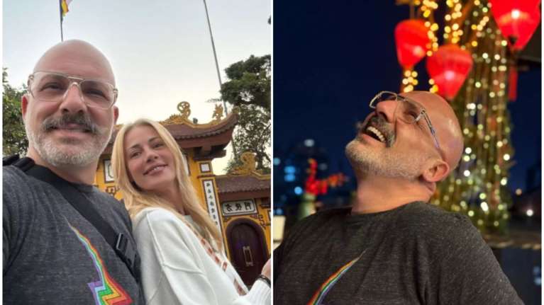 Νίκος Μουτσινάς-Ζέτα Μακρυπούλια: Ταξίδι στο μακρινό Βιετνάμ για τις γιορτές [εικόνες]