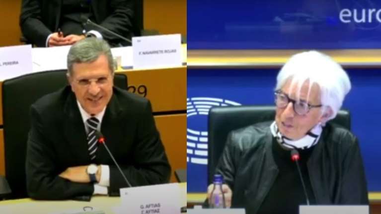 Αυτιάς σε Λαγκάρντ: &quot;Στηρίξτε την κοινωνία, τα νοικοκυριά και τις επιχειρήσεις με φθηνό χρήμα&quot;– Τι του απάντησε