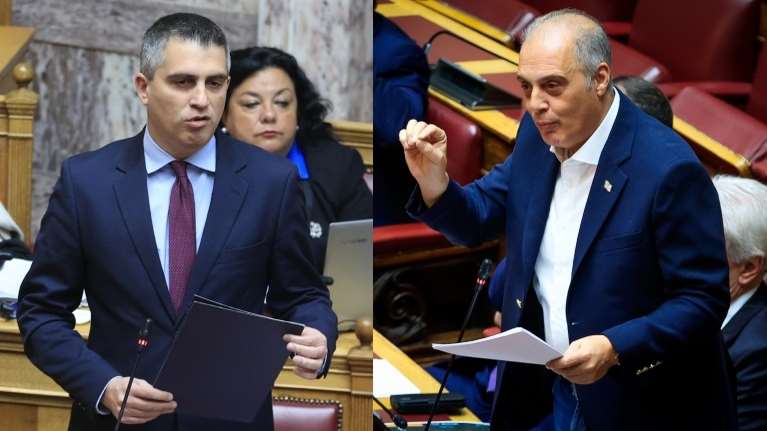 Χαμός στη Βουλή μεταξύ Βελόπουλου και Δήμα για Τέμπη: "Έχεις άγχος για τον ΣΚΑΪ - Πώς σε είπαμε;"