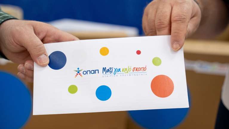 Ο ΟΠΑΠ πρωτοστατεί στην κοινωνική προσφορά μέσα από το  πρόγραμμα &quot;ΜΑΖΙ ΓΙΑ ΚΑΛΟ ΣΚΟΠΟ&quot;