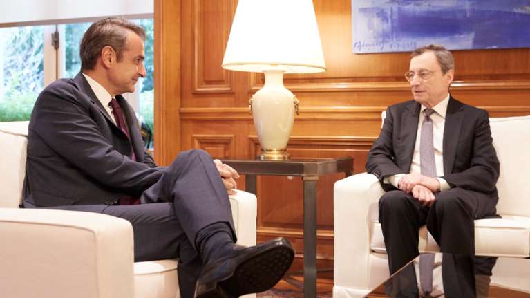 Στη Ρώμη την Τετάρτη ο Κυριάκος Μητσοτάκης – Συνάντηση με Μάριο Ντράγκι