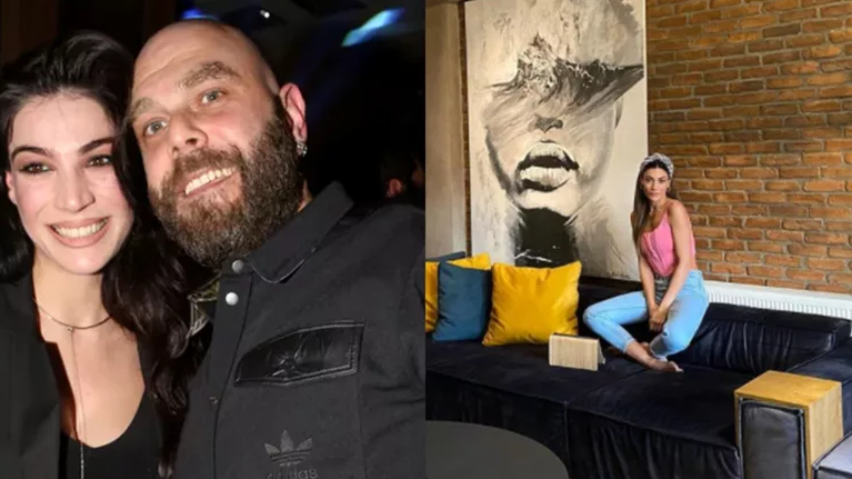 Ήβη Αδάμου - Μιχάλης Κουϊνέλης: Πλάνα από το μοντέρνο σπίτι τους - Το industrial σαλόνι και η μεγάλη βιβλιοθήκη