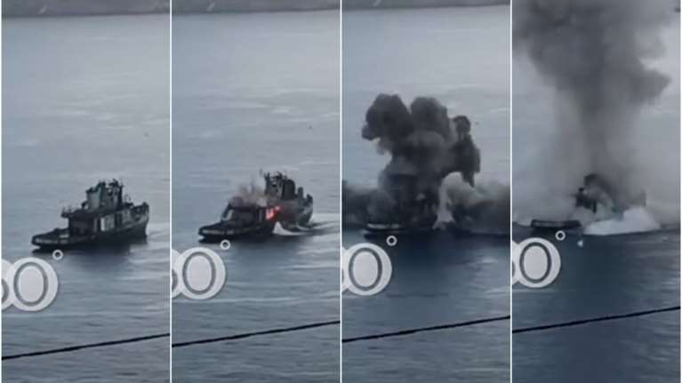 Κρήτη: Η στιγμή που ΟΥΚάδες ανατινάζουν παλιό ρυμουλκό για να δημιουργηθεί καταδυτικό πάρκο στον βυθό [βίντεο]