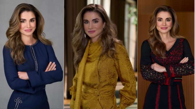 Τα πορτρέτα της βασίλισσας: Λαμπερή, πανέμορφη και εκτυφλωτική η Ράνια λίγο πριν κλείσει τα 52