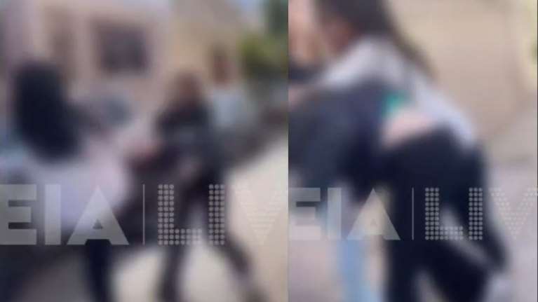 Πύργος: Άγριο ξύλο μεταξύ ανήλικων κοριτσιών γυμνασίου με κλωτσιές και λαβές- Τραβούσαν βίντεο και φώναζαν τα άλλα παιδιά